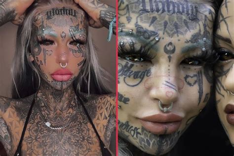 amber luke|Body mod addict who was almost blinded by ink gets。